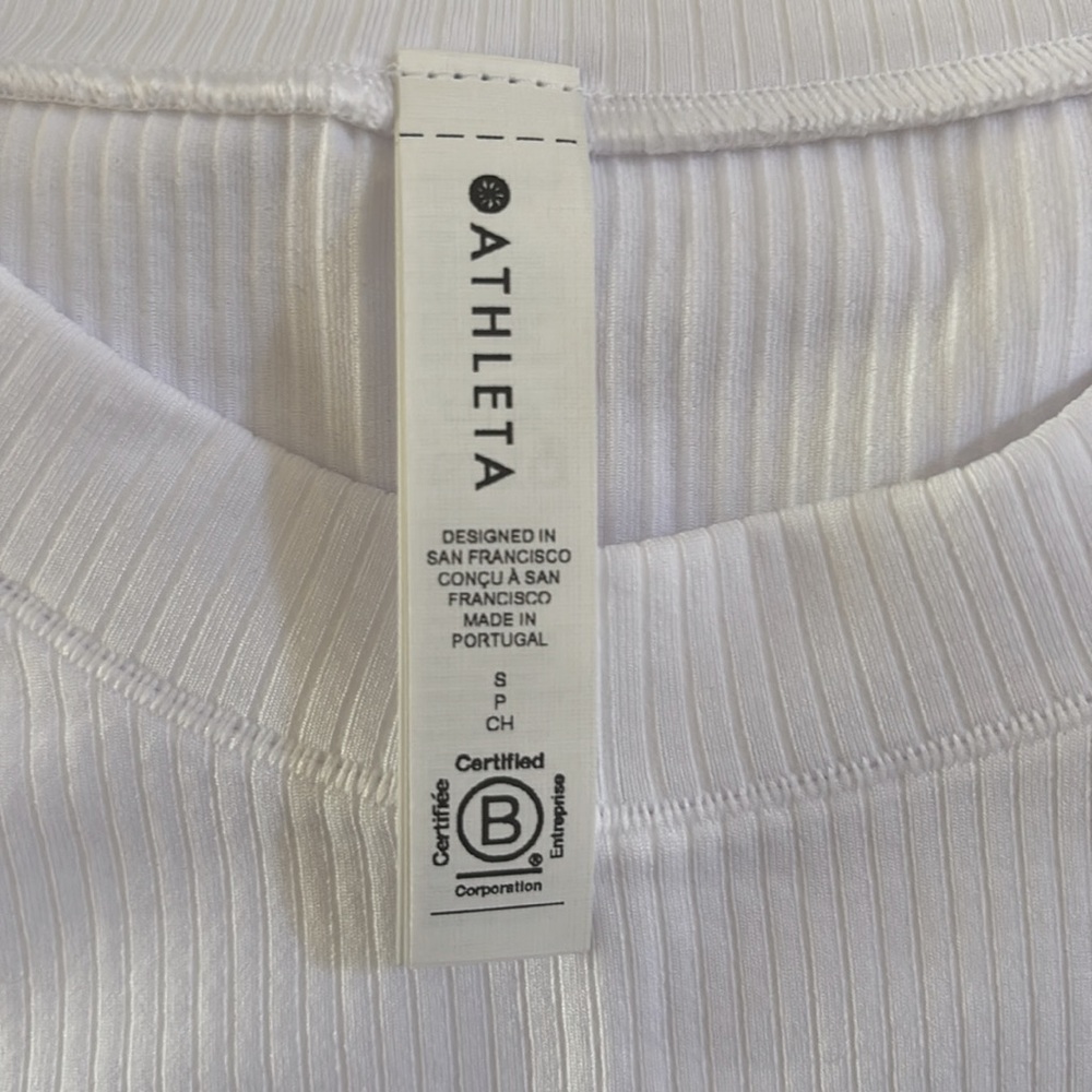 Athleta Renew Seamless Muscle Tank. Bright White. Small. NWT. - Picture 4 of 5
